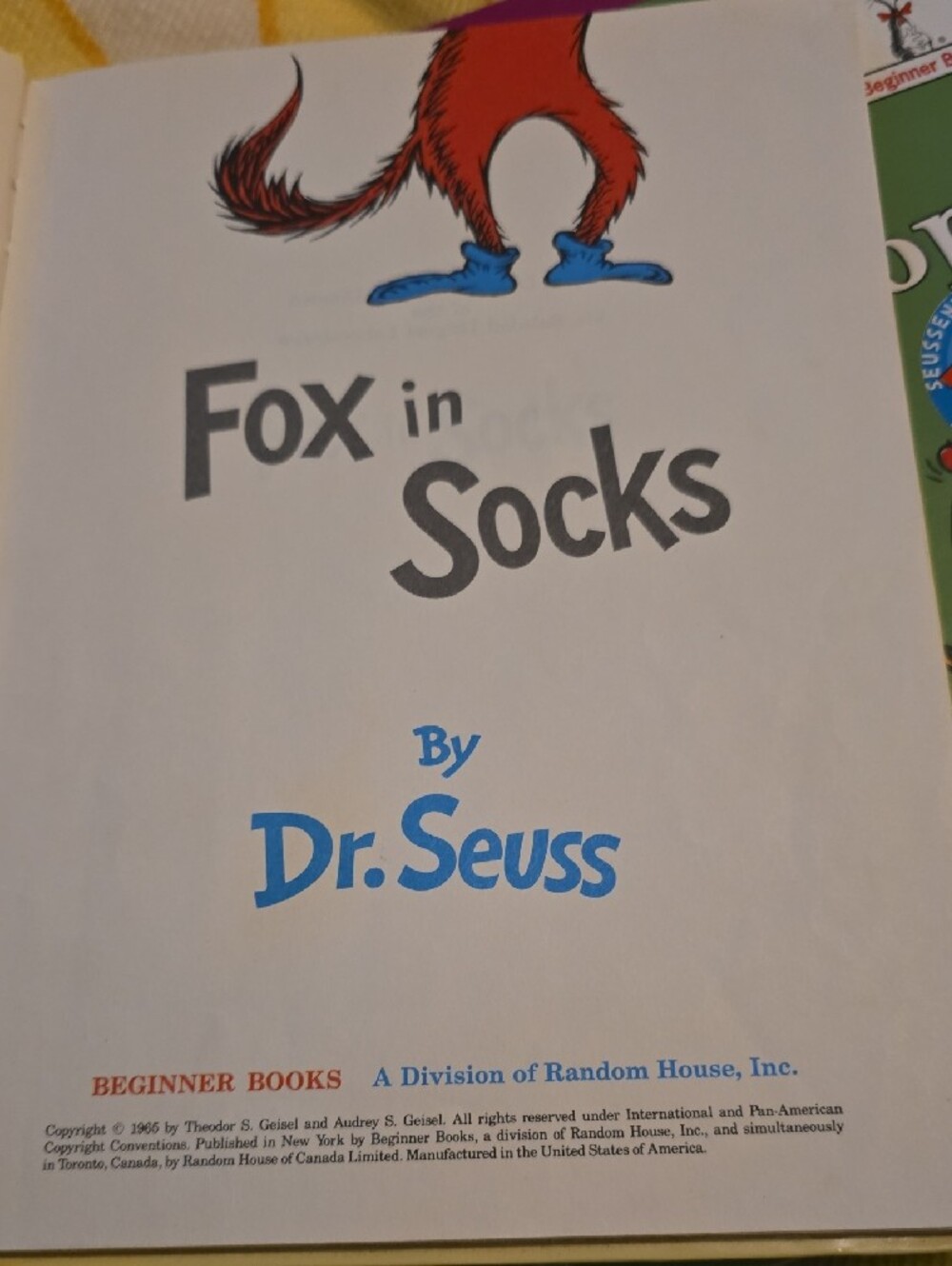 Vintage Dr Seuss Books -Set of 3 GUC - Picture 6 of 16